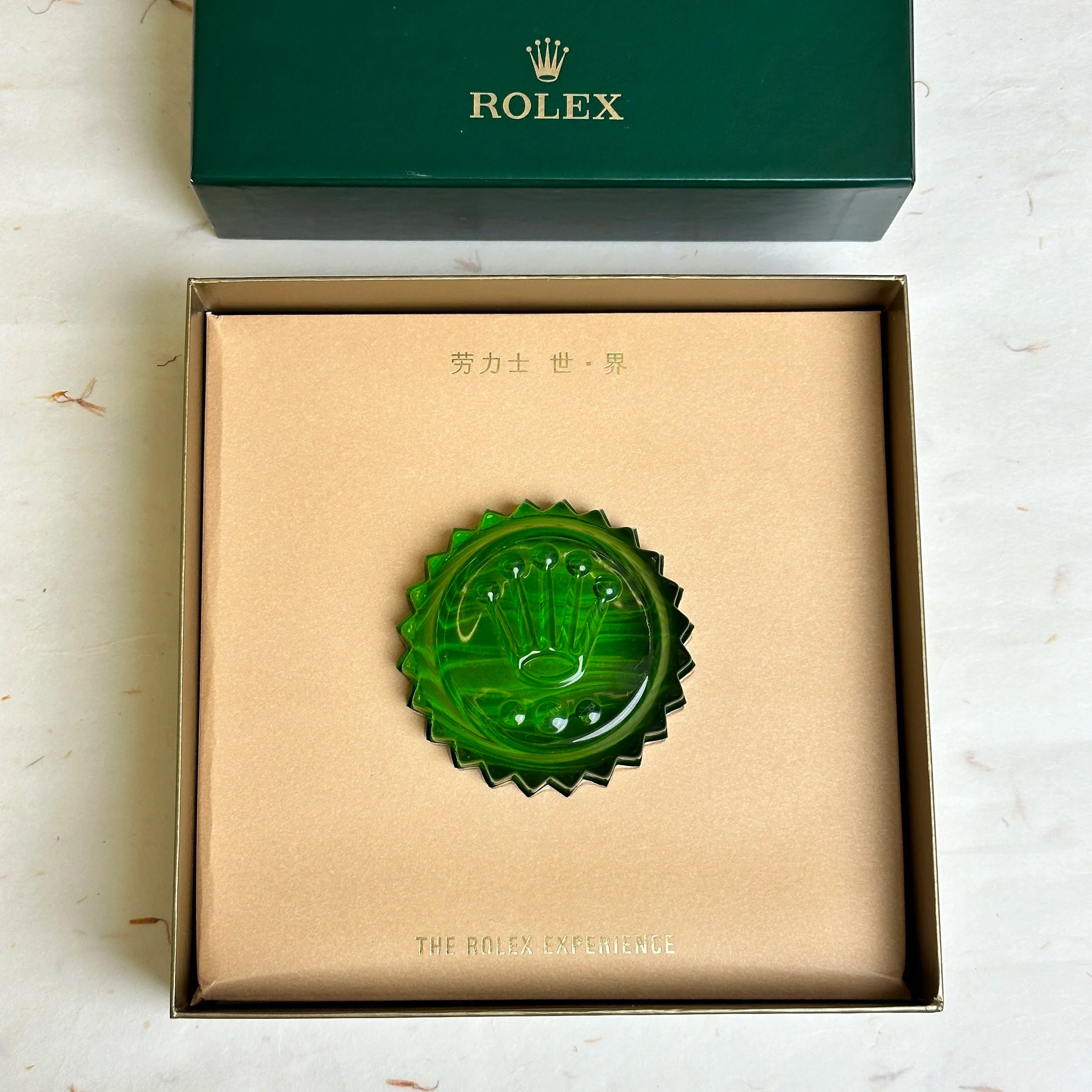 Rolex Crystal Triplock Paper Weight