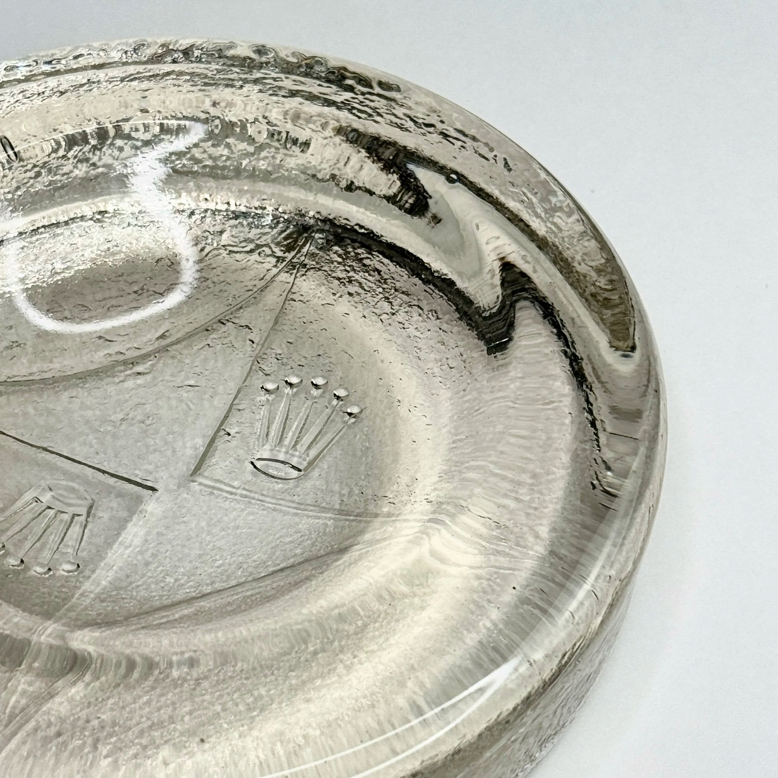 Rolex Prestige Crystal Ashtray 1970s
