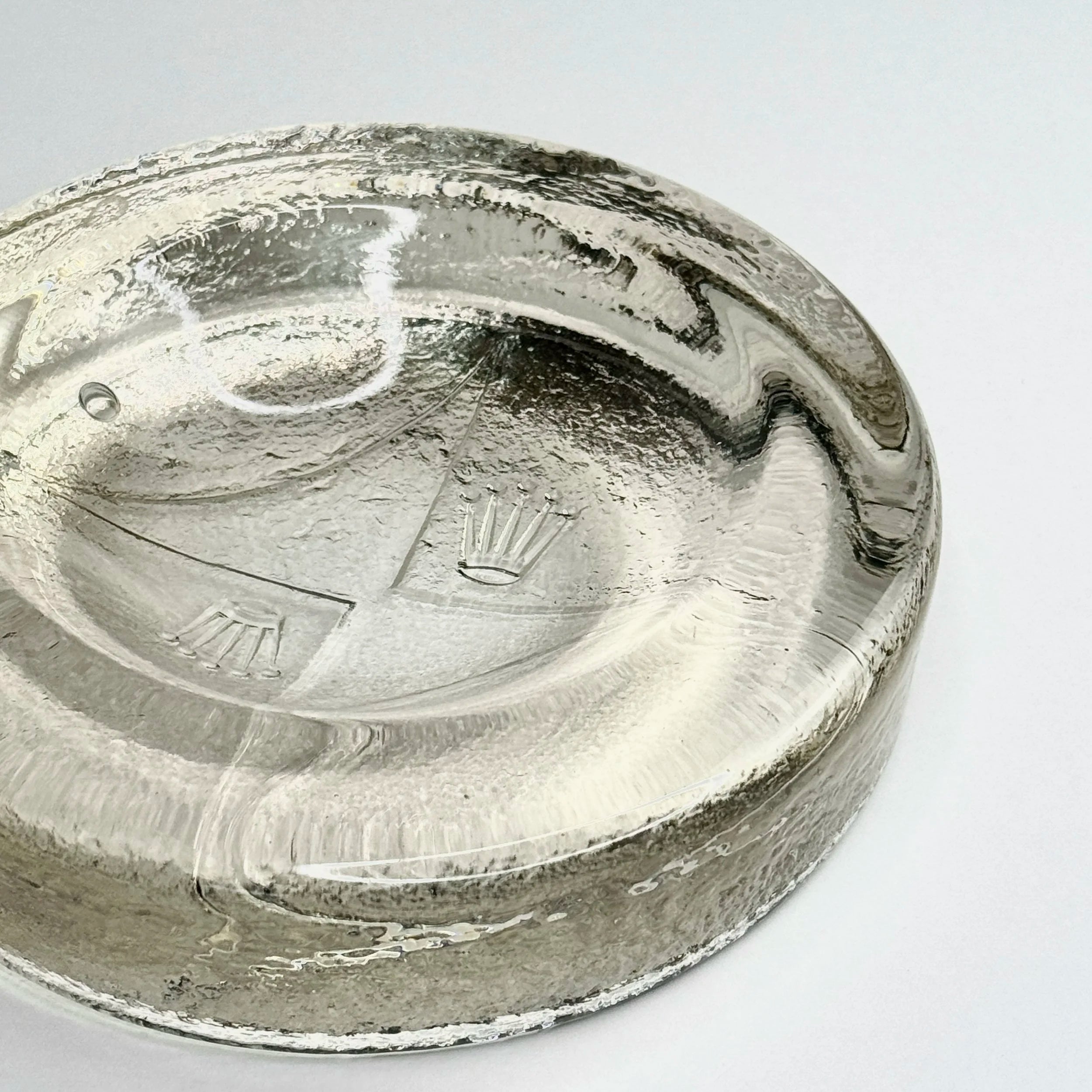 Rolex Prestige Crystal Ashtray 1970s