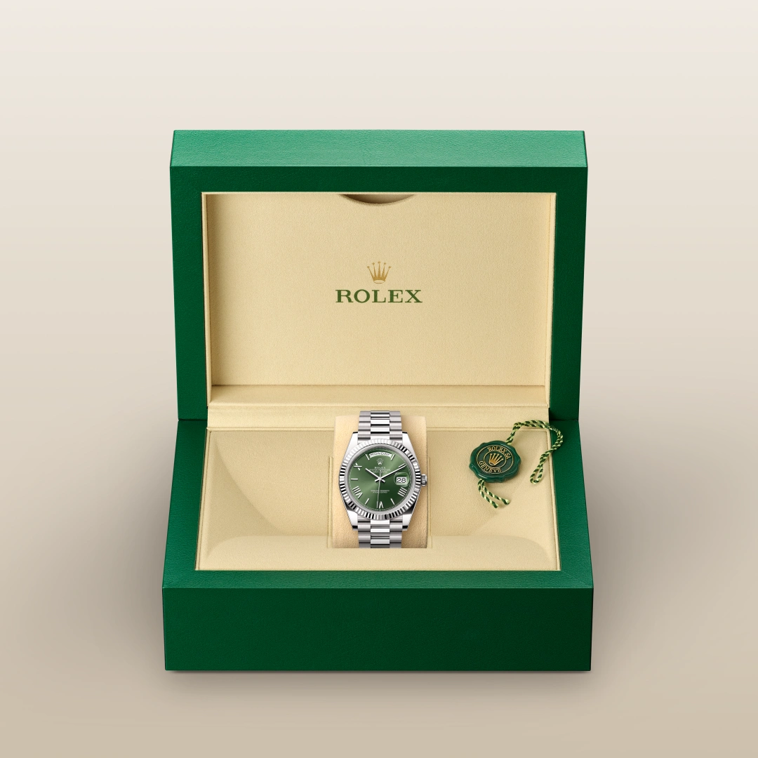 Rolex Day-Date 228239-0033 “Green Dial”