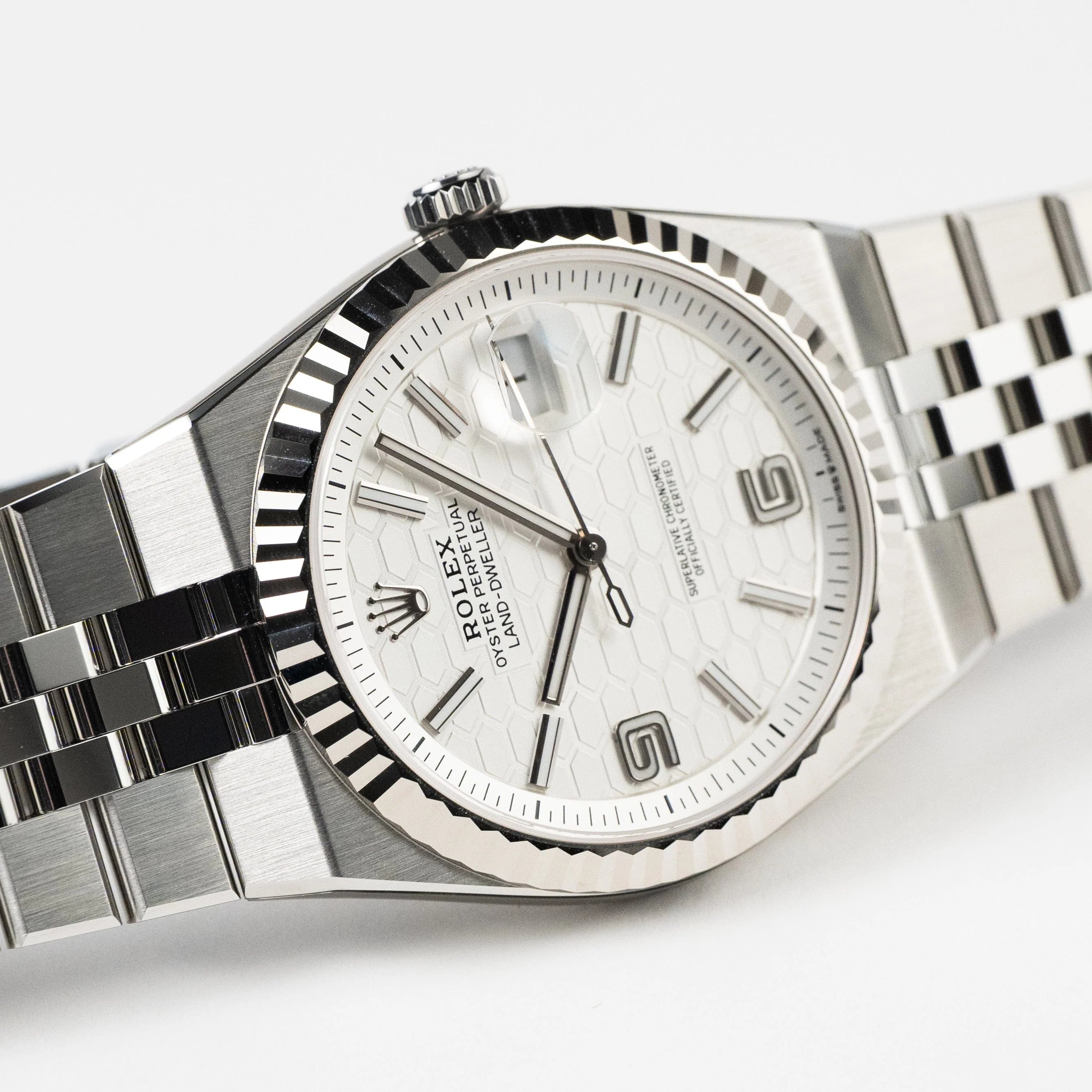 Rolex Land-Dweller 127334 "White Dial" 40mm