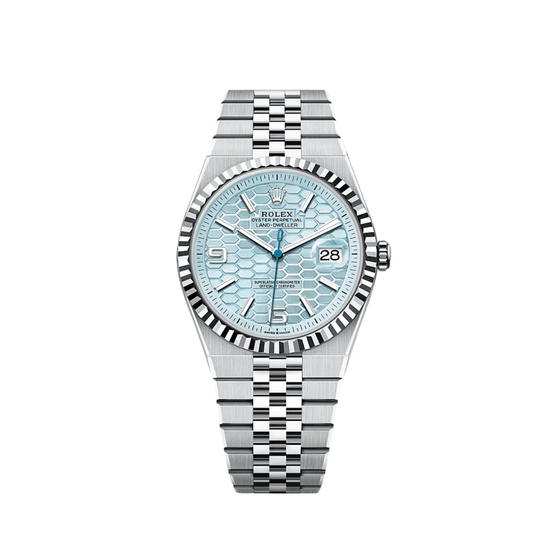 Rolex Land-Dweller 127336 "Ice Blue Dial" 40mm