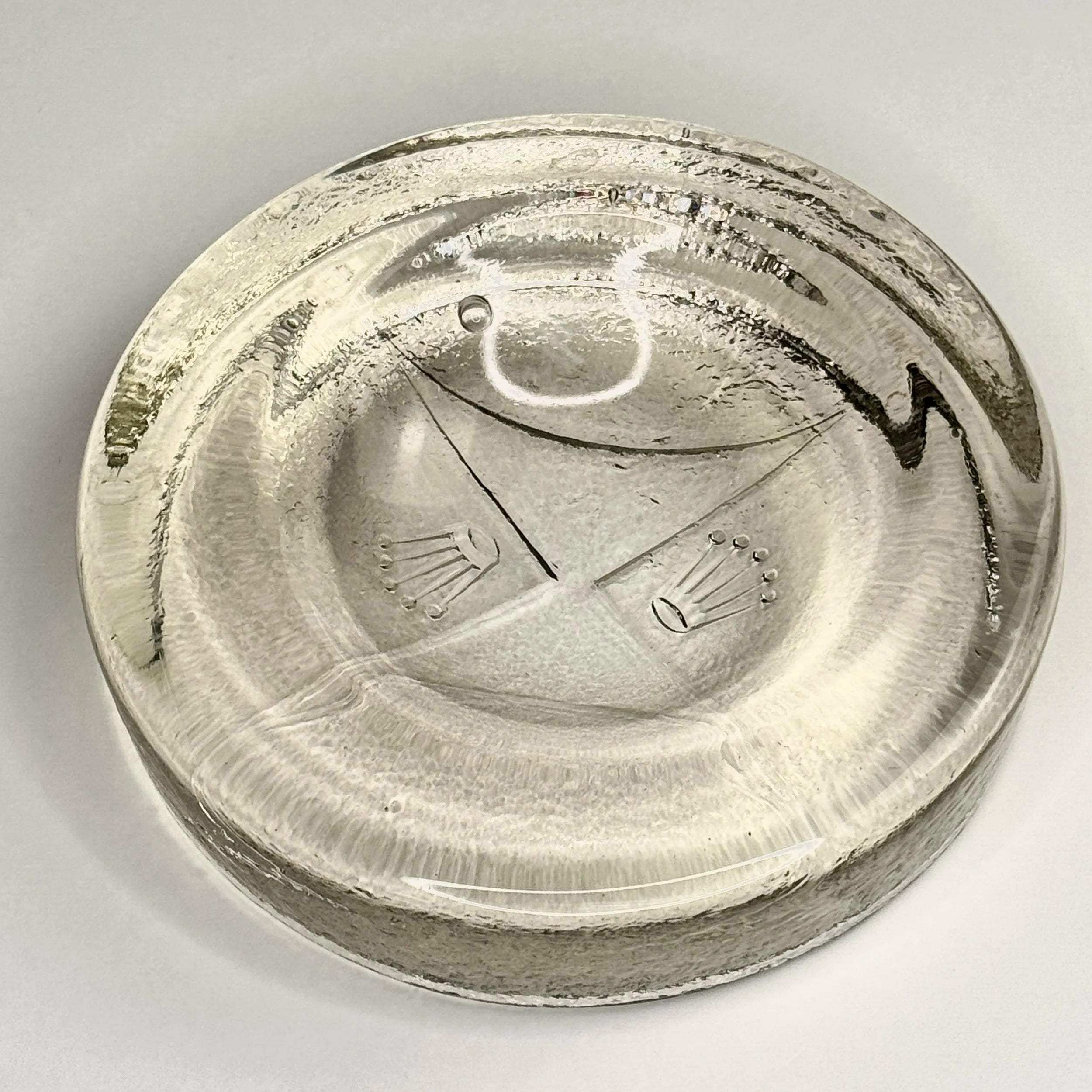 Rolex Prestige Crystal Ashtray 1970s