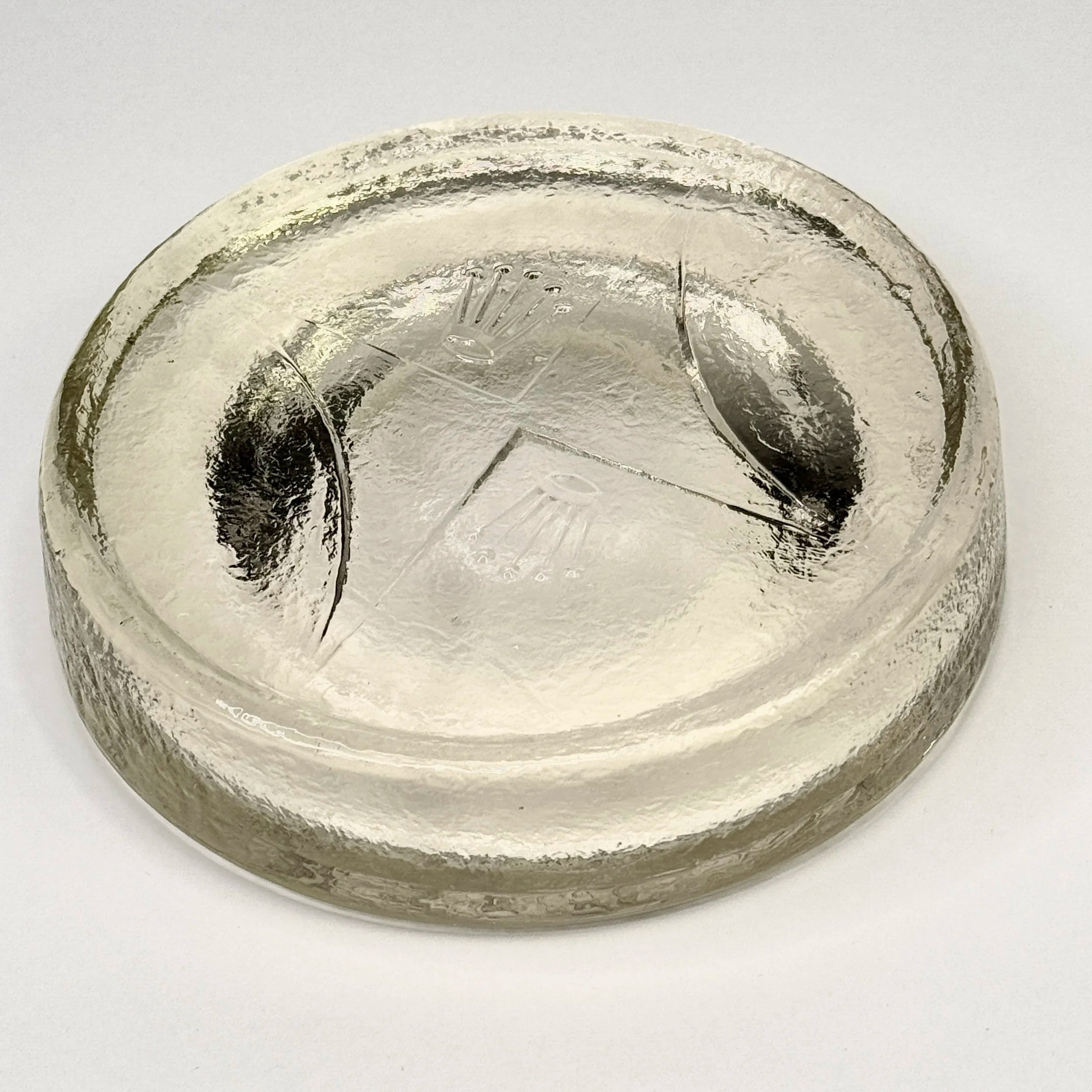 Rolex Prestige Crystal Ashtray 1970s