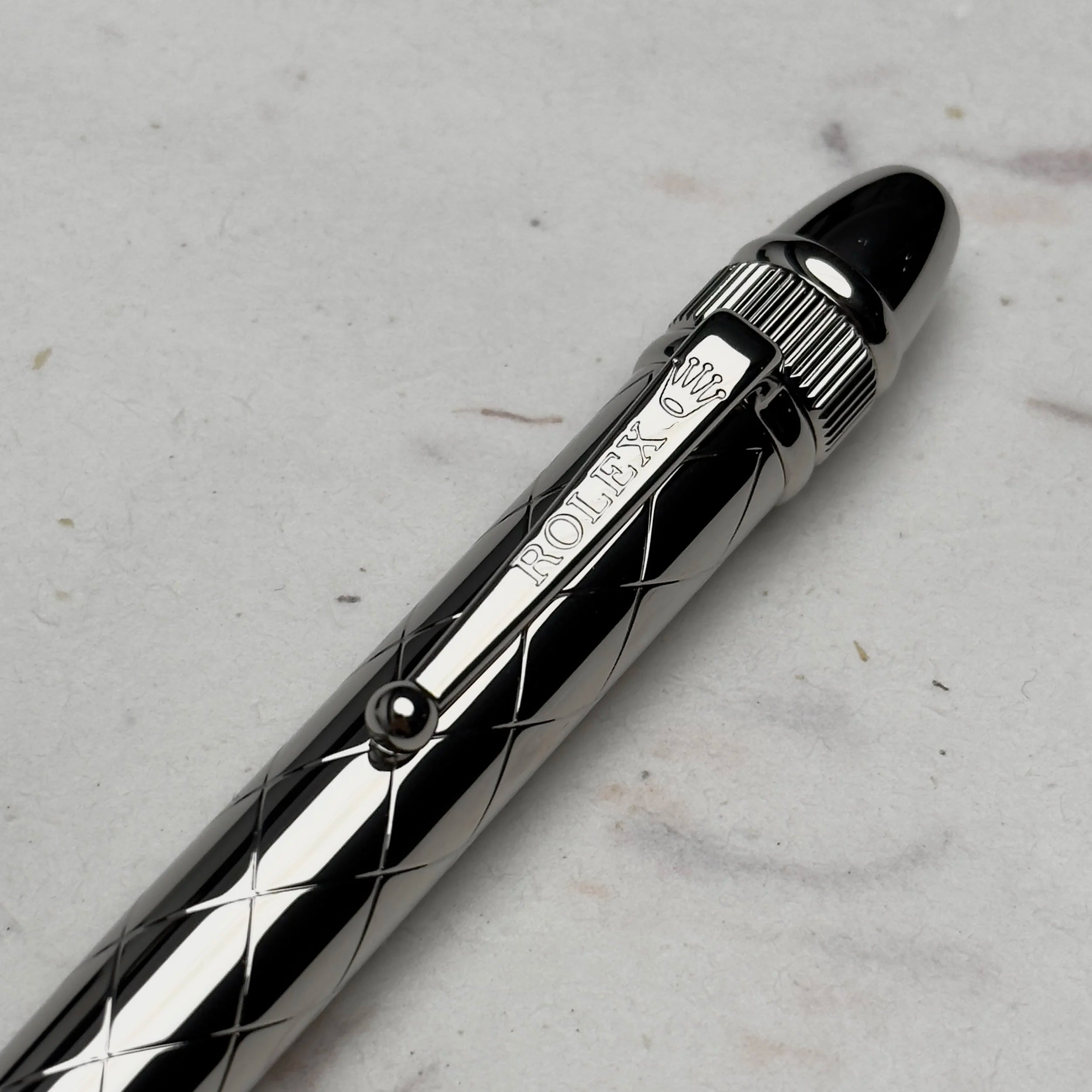 Rolex Silver Diamond Pen