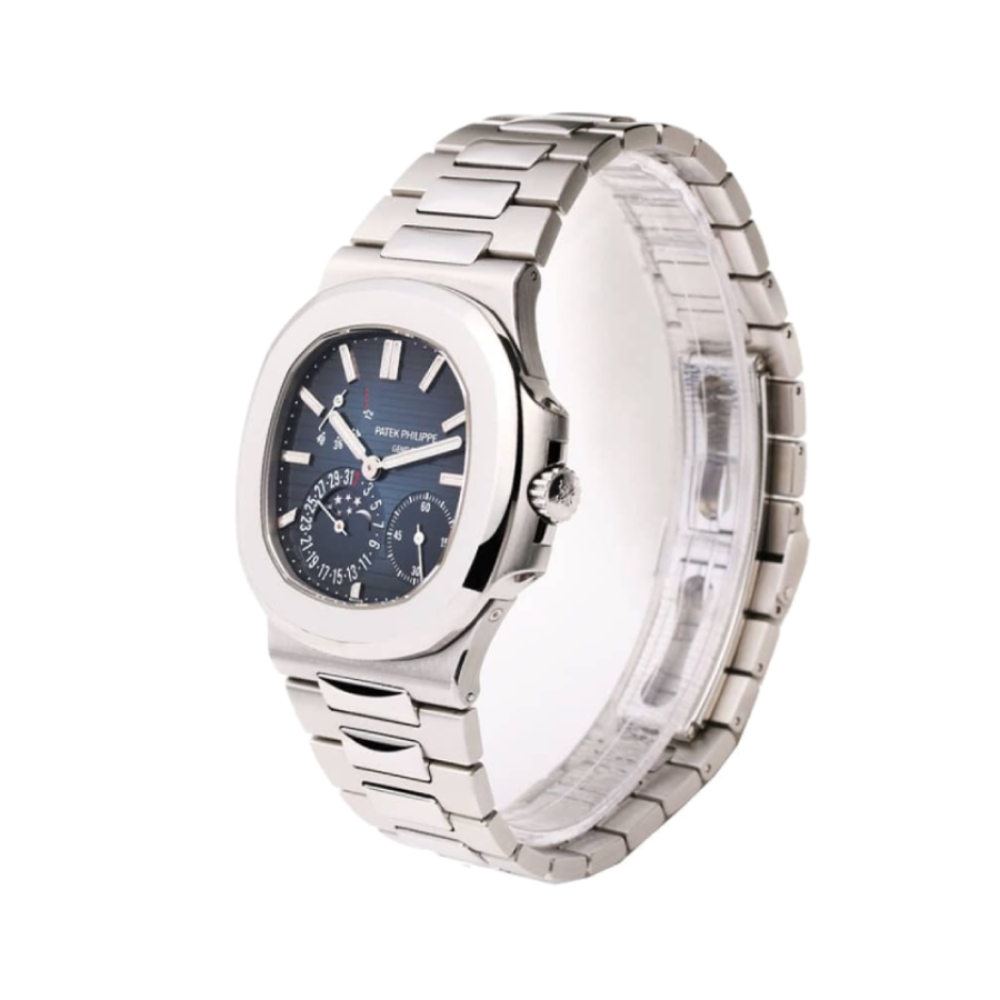 Patek Philippe Nautilus Steel Blue Dial Moon Phase 5712/1A-001