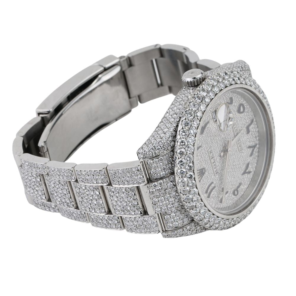 Diamond Iced Out Rolex Datejust 41